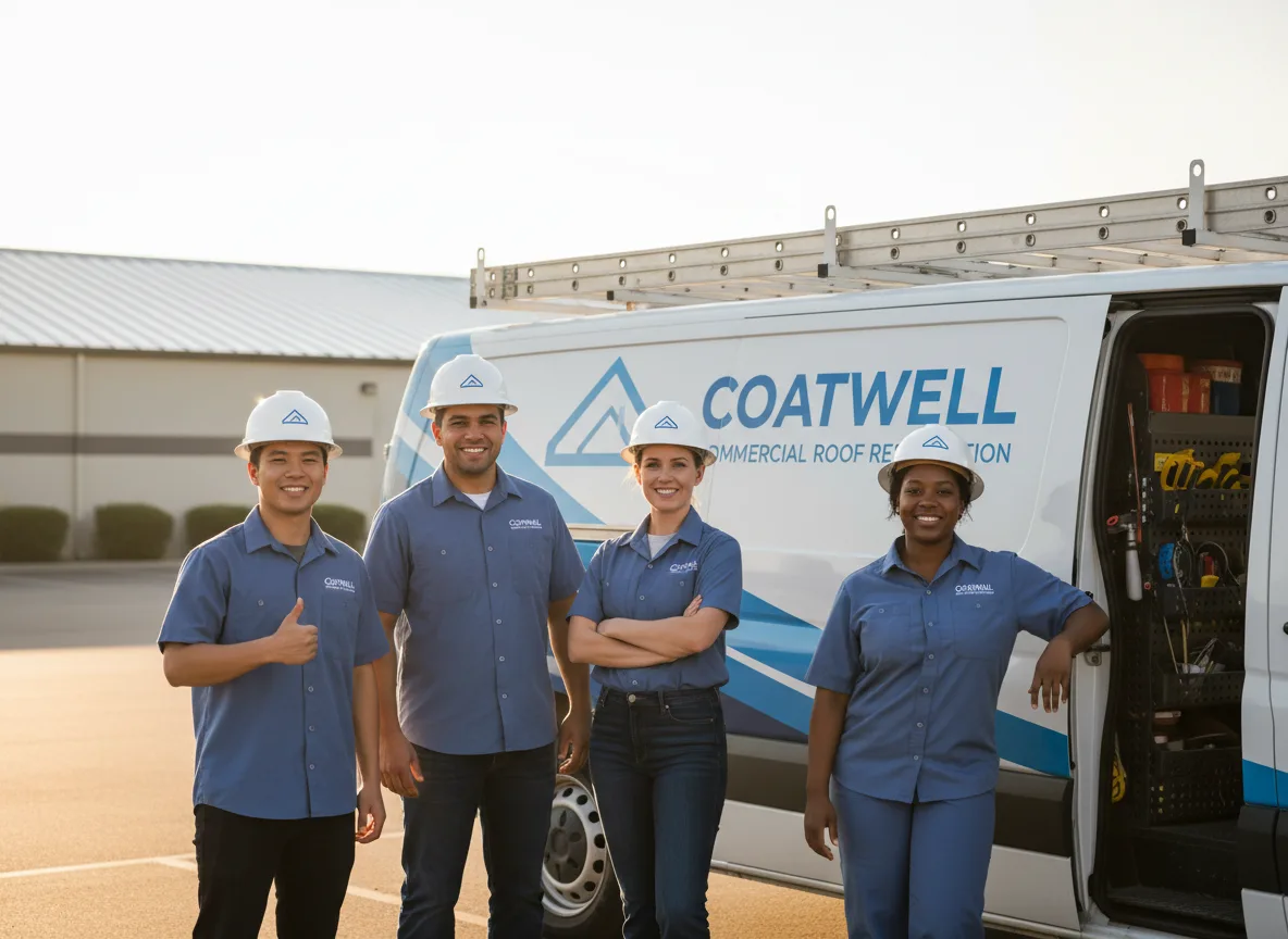 Commercial roof coating company in Blain, PA